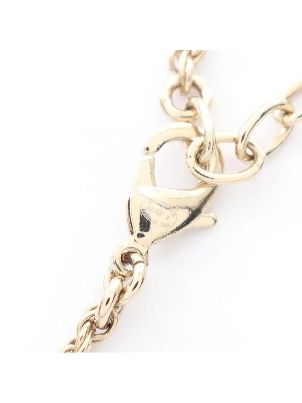 Chanel Cc Logo Pendant Necklace Metal #234118C17B